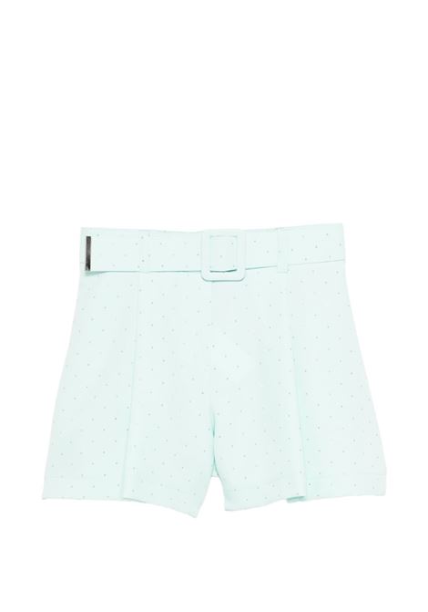 Shorts con strass Lù-Lù BY MISS GRANT | LL4167MENTA